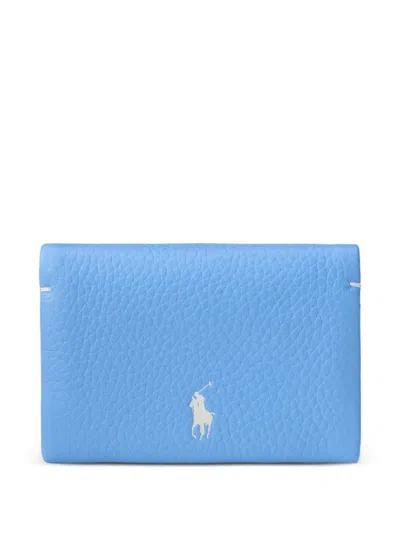 Polo Ralph Lauren Logo-detail Wallet In Blue