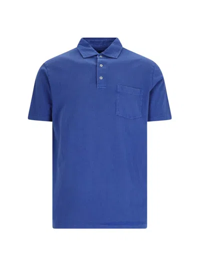 Polo Ralph Lauren Logo Detailed Polo Shirt In Blue