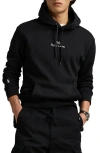 Polo Ralph Lauren Logo Double-knit Hoodie In Polo Black