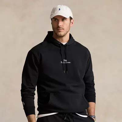 Polo Ralph Lauren Logo Double-knit Hoodie In Polo Black