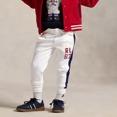 Polo Ralph Lauren Kids' Logo Double-knit Jogger Pant In White