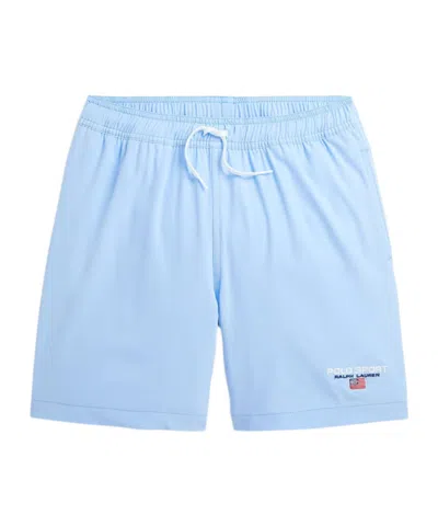 Polo Ralph Lauren Logo Drawstring Shorts In Blue