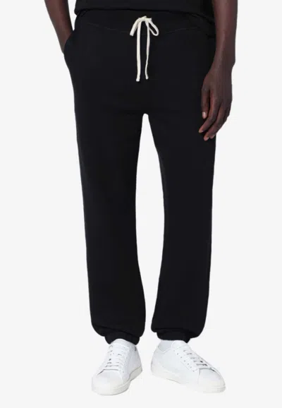 Polo Ralph Lauren Logo Drawstring Track Pants In Black