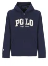 Polo Ralph Lauren Hoodie With Logo In Blue