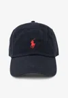 Polo Ralph Lauren Logo Embroidered Baseball Cap In Blue