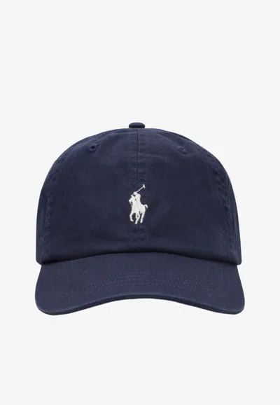 Polo Ralph Lauren Logo Embroidered Baseball Cap In White