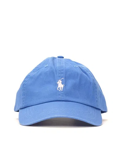 Polo Ralph Lauren Logo Embroidered Baseball Cap In Blue