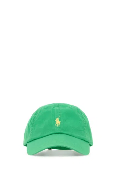 Polo Ralph Lauren Logo Embroidered Baseball Cap In Green