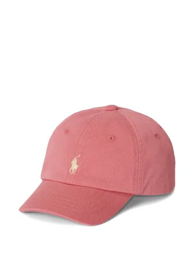 Polo Ralph Lauren Babies' Logo-embroidered Baseball Cap In Pink