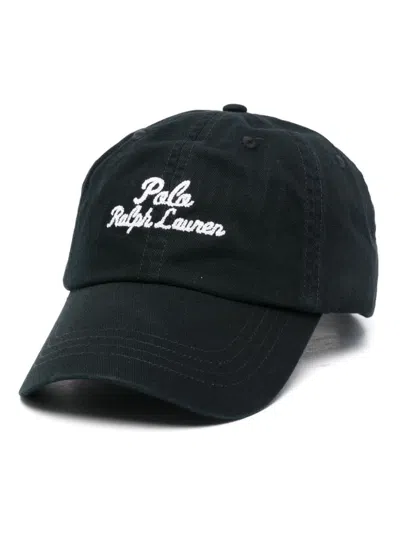 Polo Ralph Lauren Logo-embroidered Cap In Black