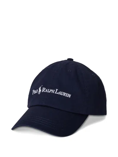 Polo Ralph Lauren Logo-embroidered Cap In Blue