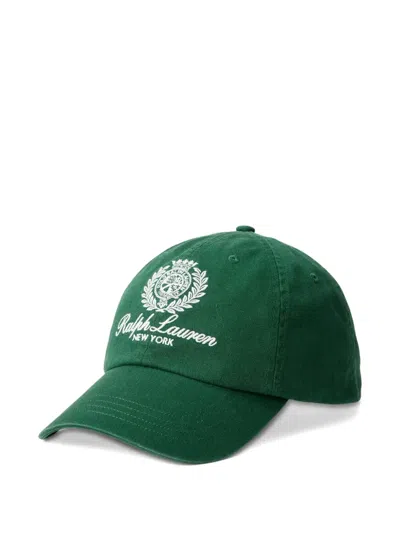 Polo Ralph Lauren Logo-embroidered Cap In Green