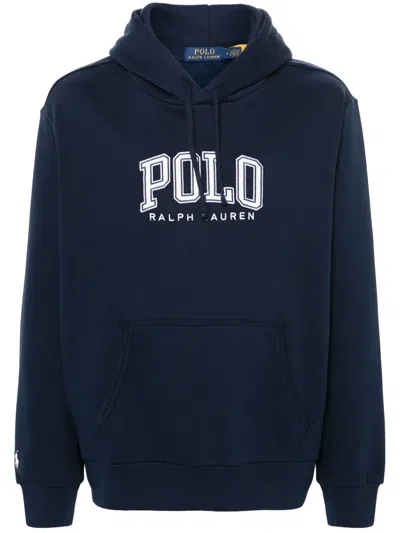 Polo Ralph Lauren Hoodie With Logo In Blue