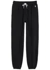 Polo Ralph Lauren Logo-embroidered Cotton-blend Sweatpants In Black
