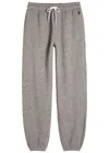 Polo Ralph Lauren Logo-embroidered Cotton-blend Sweatpants In Gray