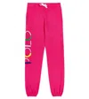 Polo Ralph Lauren Logo Embroidered Cotton-blend Sweatpants In Pink