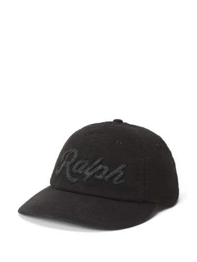 Polo Ralph Lauren Logo-embroidered Cotton Cap In Black