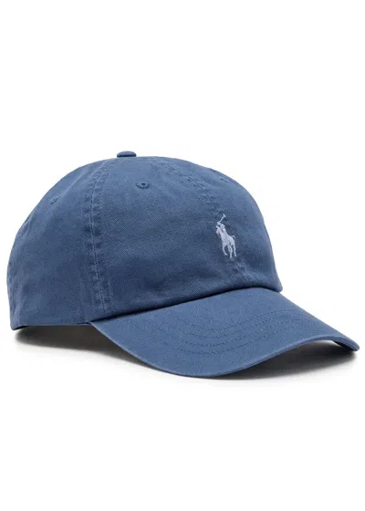 Polo Ralph Lauren Logo-embroidered Cotton Cap In Blue