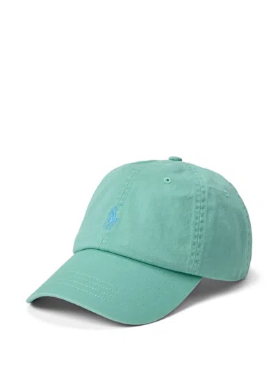 Polo Ralph Lauren Logo-embroidered Cotton Cap In Green