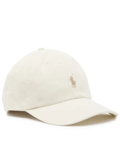 Polo Ralph Lauren Logo-embroidered Cotton Cap In White