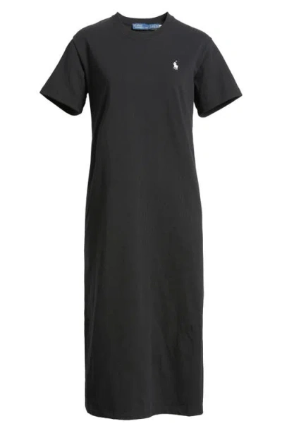 Polo Ralph Lauren Logo Embroidered Cotton Jersey T-shirt Dress