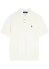Polo Ralph Lauren Custom Slim Fit Mesh Polo In White