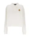 Polo Ralph Lauren Logo-embroidered Cotton Polo Shirt In White