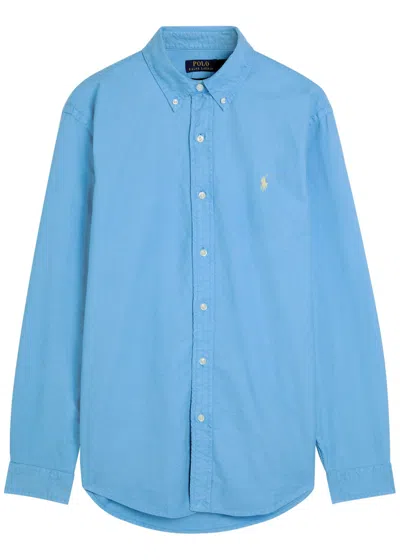 Polo Ralph Lauren Logo-embroidered Cotton Shirt In Multi
