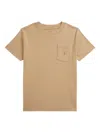 Polo Ralph Lauren Vintage Khaki/c8668 Brand-embroidery Crewneck Cotton-jersey T-shirt 3-7