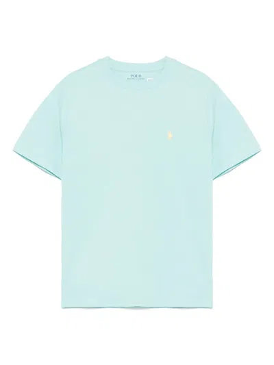 POLO RALPH LAUREN LOGO-EMBROIDERED COTTON T-SHIRT
