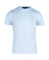 Polo Ralph Lauren Logo-embroidered Cotton T-shirt In Blue