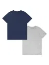 Polo Ralph Lauren Logo-embroidered Cotton T-shirt (pack Of Two) In Blue
