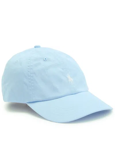 Polo Ralph Lauren Logo-embroidered Cotton-twill Cap In Blue
