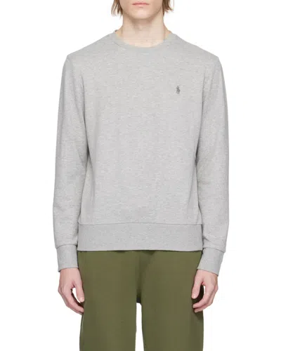 Polo Ralph Lauren Logo-embroidered Crew-neck Sweatshirt In White