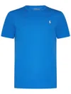 Polo Ralph Lauren Logo Embroidered Crewneck T-shirt  In Blue