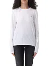 Polo Ralph Lauren Embroidered-logo Long-sleeved T-shirt In White