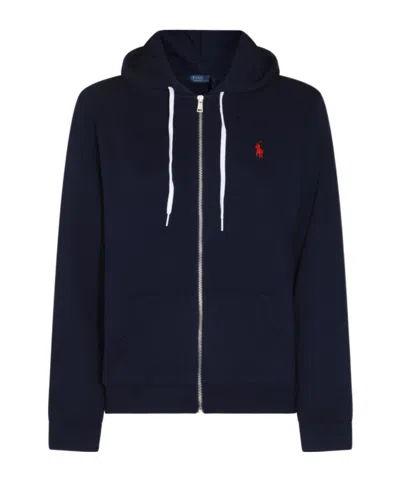 POLO RALPH LAUREN POLO RALPH LAUREN LOGO EMBROIDERED DRAWSTRING HOODIE