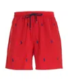 Polo Ralph Lauren Ralph Lauren Traveller Swim Shorts Red In Red