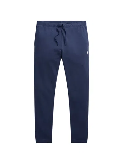 Polo Ralph Lauren Logo-embroidered Drawstring Track Pants In Blue