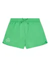 Polo Ralph Lauren Logo-embroidered Elastic-waist Shorts In Green