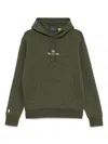 Polo Ralph Lauren Logo-embroidered Hoodie In Green
