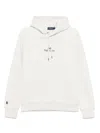 Polo Ralph Lauren Logo-embroidered Hoodie In Grey