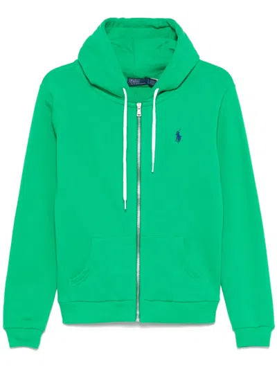 Polo Ralph Lauren Prl Fz Long Sleeve Sweatshirt In Green