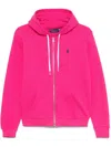 Polo Ralph Lauren Hoodie Mit Logo-stickerei In Rosa