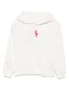 Polo Ralph Lauren Logo-embroidered Hoodie In White