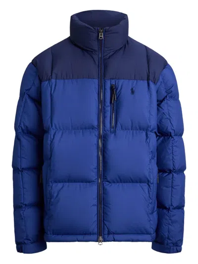 Polo Ralph Lauren Gorham Quilted Recycled-ripstop Down Jacket In Blue