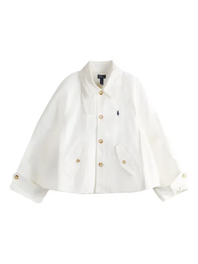 Polo Ralph Lauren Long-sleeved Casual Jacket In Neutral