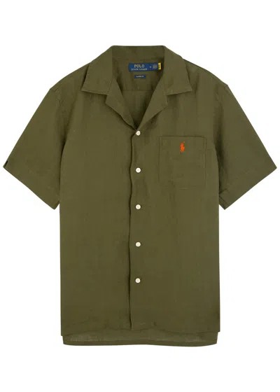 Polo Ralph Lauren Logo-embroidered Linen Shirt