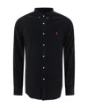 Polo Ralph Lauren Ralph Lauren Slim Fit Sport Shirt Black In Black
