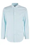 Polo Ralph Lauren Slim-fit Logo-embroidered Oxford Shirt In Sky